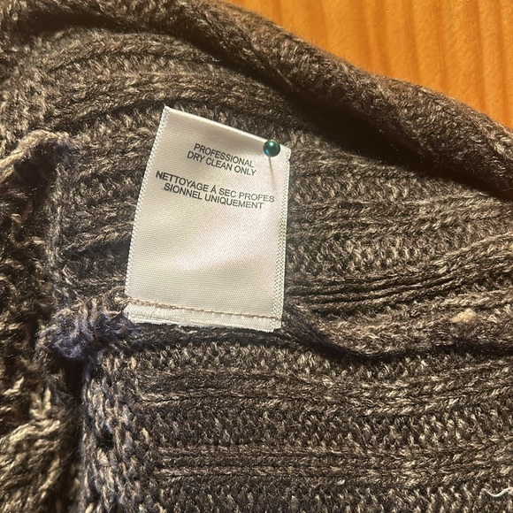 BLACK SWAN - Wool Plaid, Knit Button Up Shacket - Picture 7 of 8